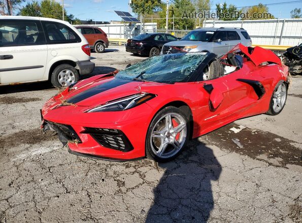 1G1YA3D4XR5111291 2024 CHEVROLET CORVETTE Красный Передняя левая четверть