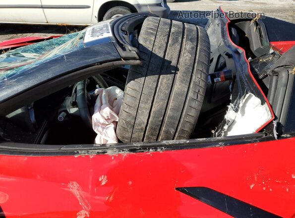 1G1YA3D4XR5111291 2024 CHEVROLET CORVETTE Красный Вид салона спереди