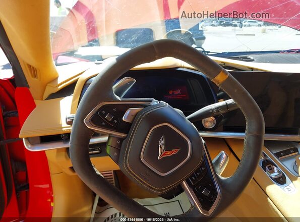 1G1YC2D41M5110219 2021 CHEVROLET CORVETTE Красный Вид задних сидений