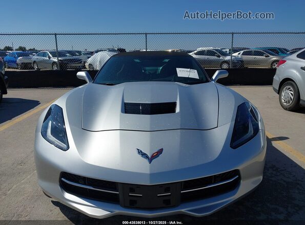1G1YD3D7XG5103626 2016 CHEVROLET CORVETTE Серебряный Вид задней части салона