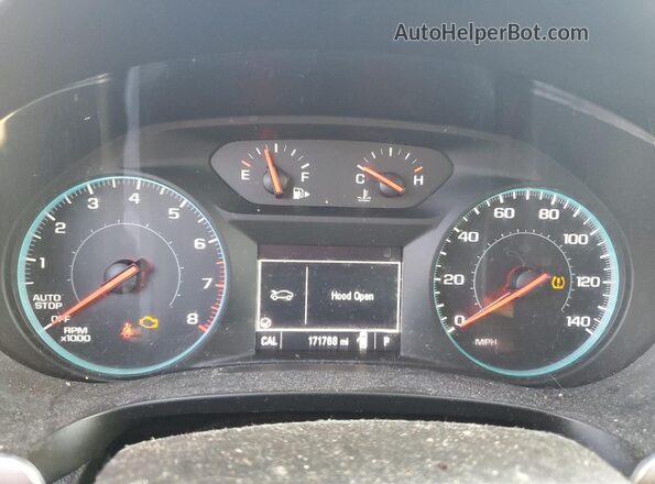 1G1ZB5ST3HF130118 2017 CHEVROLET MALIBU Black Vista del cuadro de instrumentos
