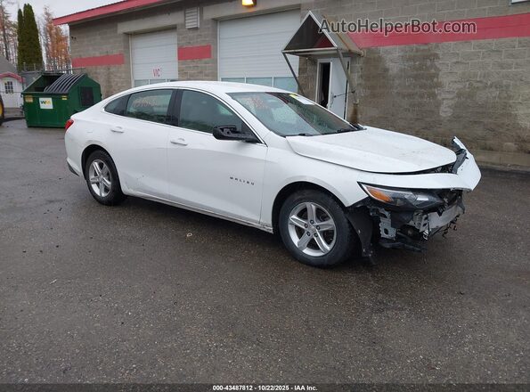 1G1ZB5ST4KF161286 2019 CHEVROLET MALIBU White Delantero derecho