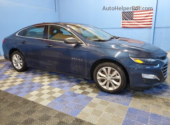 1G1ZD5ST2NF135509 2022 CHEVROLET MALIBU Синий Передняя правая четверть