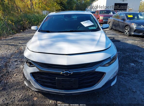 1G1ZD5ST9MF086890 2021 CHEVROLET MALIBU Белый Вид щитка приборов