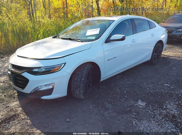 1G1ZD5ST9MF086890 2021 CHEVROLET MALIBU Белый Передняя левая четверть