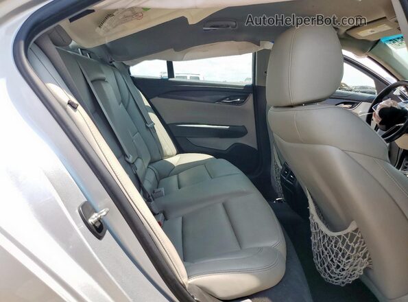 1G6AA5RX7H0154797 2017 CADILLAC ATS Silver Rear seats view