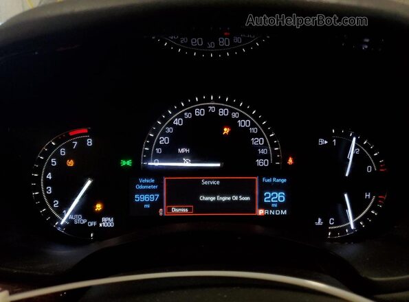 1G6AF5RX1J0177418 2018 CADILLAC ATS Черный Вид щитка приборов