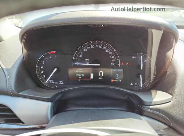 1G6AF5RX2J0120337 2018 CADILLAC ATS Gray ხელსაწყოთა პანელის ხედი