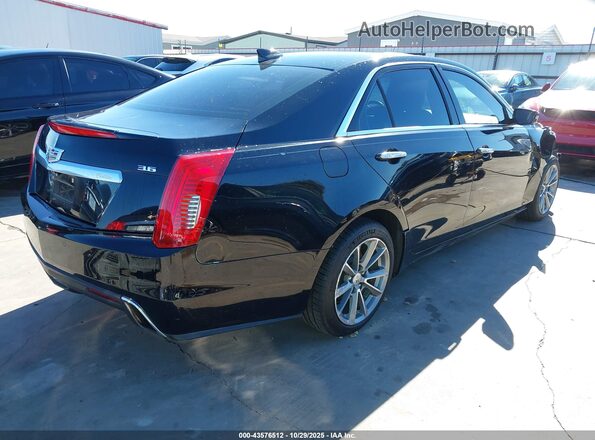 1G6AR5SS2J0125897 2018 CADILLAC CTS Black Tył prawy