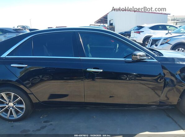 1G6AR5SS2J0125897 2018 CADILLAC CTS Black Widok wnętrza z tyłu