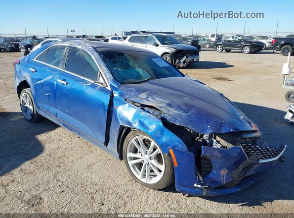 1G6DA5RKXM0144292 2021 CADILLAC CT4 Dark Blue Передняя правая четверть