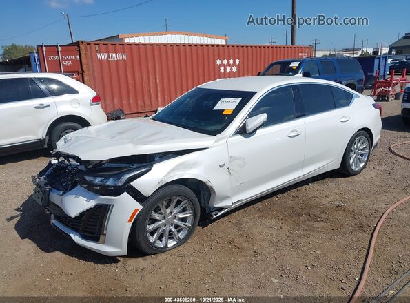 1G6DM5RK0R0127743 2024 CADILLAC CT5 Белый Передняя левая четверть