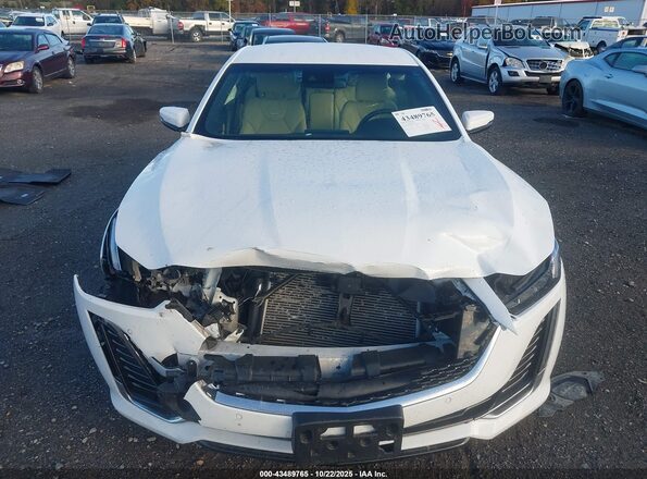 1G6DN5RW2R0122754 2024 CADILLAC CT5 White Widok zestawu wskaźników