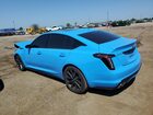 2023 Cadillac Ct5-v Синий vin: 1G6DV5RW4P0118248