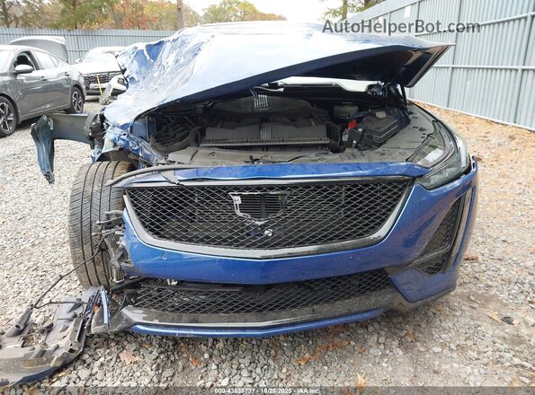 1G6DV5RW5M0145776 2021 CADILLAC CT5 Синий Вид щитка приборов
