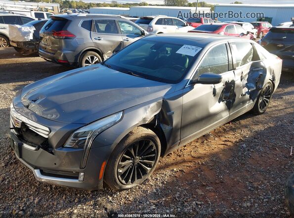 1G6KC5RX5JU159347 2018 CADILLAC CT6 Серый Передняя левая четверть