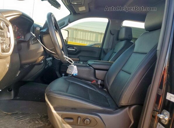 1GC4YNEY3NF118389 2022 CHEVROLET SILVERADO Black Widok wnętrza z przodu