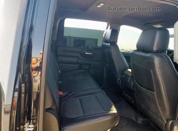 1GC4YNEY3NF118389 2022 CHEVROLET SILVERADO Black Widok tylnych siedzeń