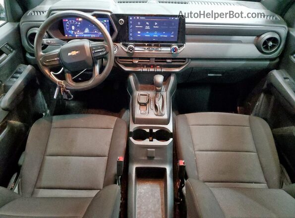 1GCGSBEC6R1225635 2024 CHEVROLET COLORADO Black Widok deski rozdzielczej