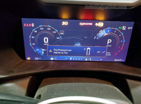 1GCGSBEC6R1225635 2024 CHEVROLET COLORADO Black Widok zestawu wskaźników