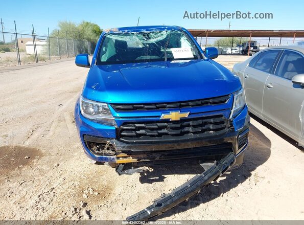 1GCGSCEA3M1273719 2021 CHEVROLET COLORADO Turquoise Vista del cuadro de instrumentos