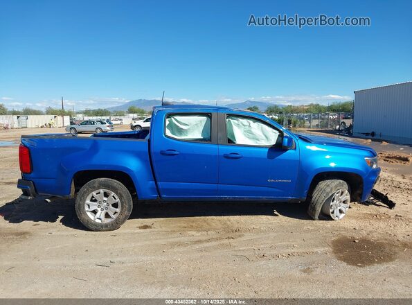 1GCGSCEA3M1273719 2021 CHEVROLET COLORADO Turquoise Vista interior trasera
