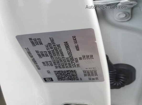 1GCPSBEK0S1208004 2025 CHEVROLET COLORADO Белый Вид подкапотного пространства