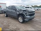 2020 Chevrolet Silverado 1500 4wd  Short Bed Custom Gray vin: 1GCUYBEF5LZ143559