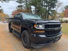 2017 Chevrolet Silverado K1500 Custom Black vin: 1GCVKPEC2HZ133328