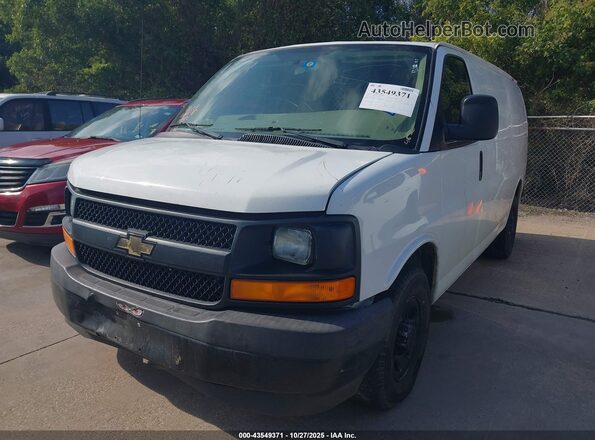 1GCWGAFF8H1163878 2017 CHEVROLET EXPRESS White Vista tres cuartos delantera izquierda