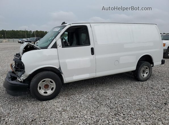 1GCZGGFG9L1177144 2020 CHEVROLET EXPRESS Белый Передняя левая четверть