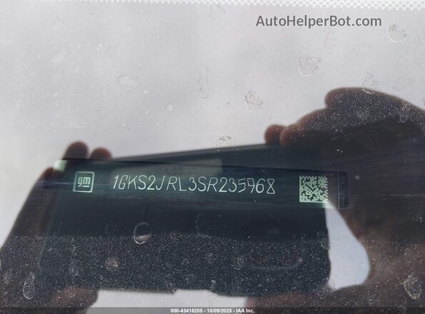 1GKS2JRL3SR235968 2025 GMC YUKON Черный 