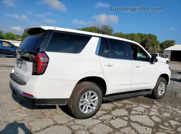 1GNS6LED4SR210272 2025 CHEVROLET TAHOE White უკანა მარჯვენა