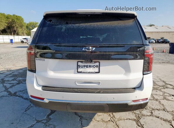 1GNS6LED4SR210272 2025 CHEVROLET TAHOE White უკანა ხედი