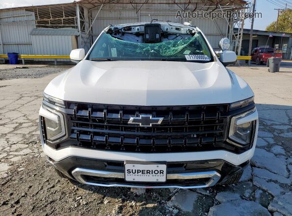 1GNS6LED4SR210272 2025 CHEVROLET TAHOE White წინა ხედი