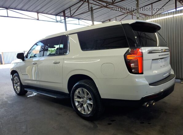 1GNSCFKD4PR193723 2023 CHEVROLET SUBURBAN White Trasero izquierdo