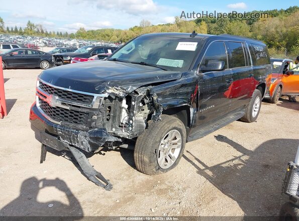 1GNSCGKC9LR264597 2020 CHEVROLET SUBURBAN Черный Передняя левая четверть
