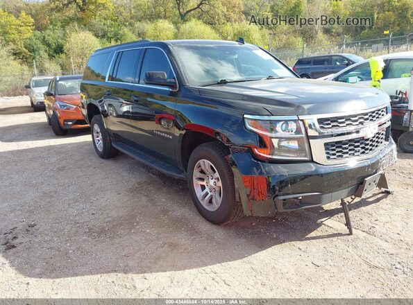 1GNSCGKC9LR264597 2020 CHEVROLET SUBURBAN Черный Передняя правая четверть