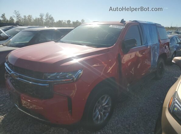 1GNSKAED5PR194851 2023 CHEVROLET SUBURBAN Красный Передняя левая четверть