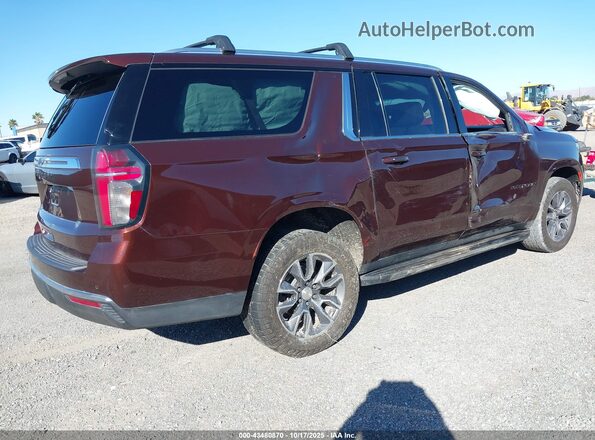 1GNSKBKD4PR304184 2023 CHEVROLET SUBURBAN Коричневый Задняя правая четверть
