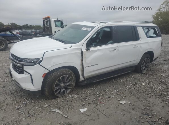 1GNSKCKD3PR332130 2023 CHEVROLET SUBURBAN Белый Передняя левая четверть