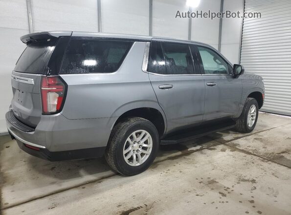 1GNSKLED8MR319736 2021 CHEVROLET TAHOE Gray Trasero derecho