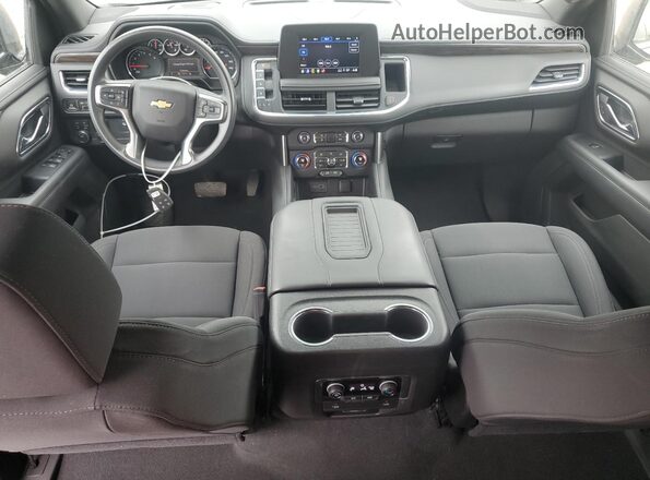 1GNSKLED8MR319736 2021 CHEVROLET TAHOE Gray Vista del salpicadero