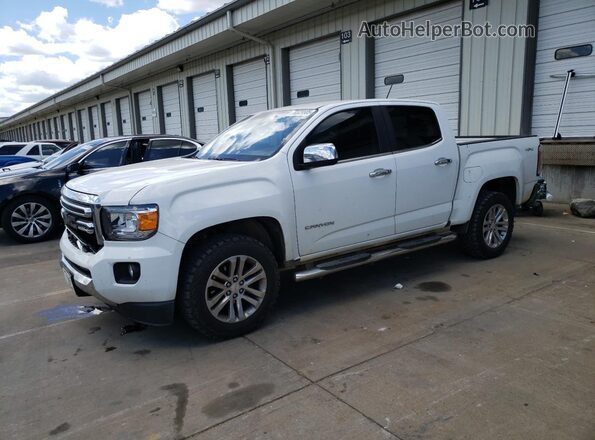 1GTG6DEN4J1104401 2018 GMC CANYON White Передня ліва чверть