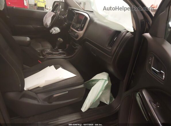 1GTH6CEN2J1131756 2018 GMC CANYON Black Widok wnętrza z przodu