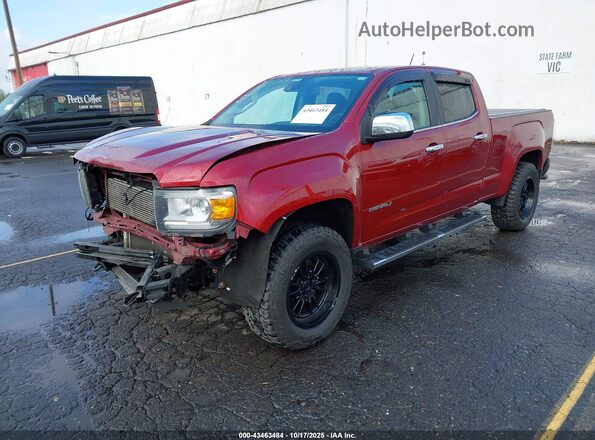 1GTP6EE13J1120639 2018 GMC CANYON Red Przód lewy