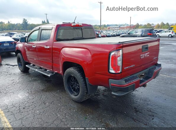 1GTP6EE13J1120639 2018 GMC CANYON Red Tył lewy