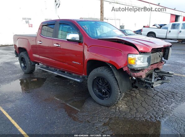 1GTP6EE13J1120639 2018 GMC CANYON Red Przód prawy