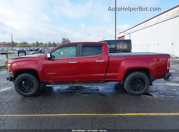 1GTP6EE13J1120639 2018 GMC CANYON Red 