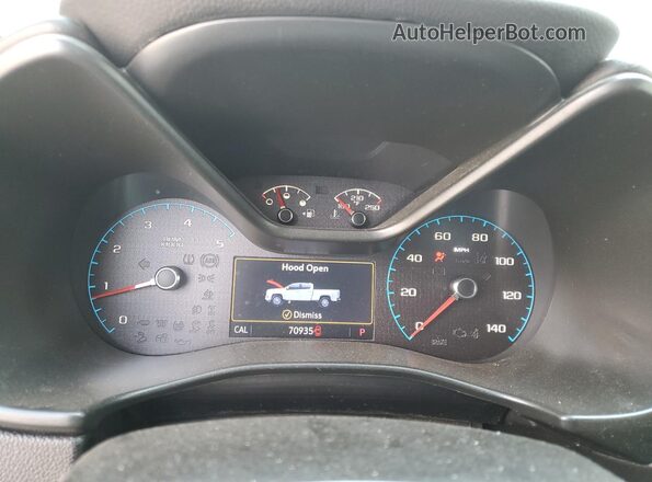 1GTP6FE19L1146347 2020 GMC CANYON Black Instrument cluster view